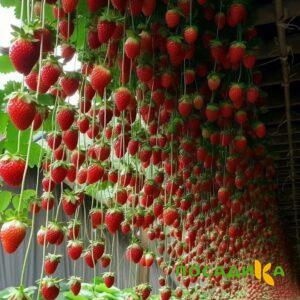 Клубника ампельная Анастасия купить по цене от 370р. в интернет-магазине «Посадика» с доставкой почтой в в Ипатовое и по всей России – [изображение №1].