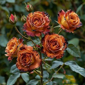 Роза плетистая Оранжевый Бриллиант купить по цене от 450р. в интернет-магазине «Посадика» с доставкой почтой в в Ипатовое и по всей России – [изображение №1].